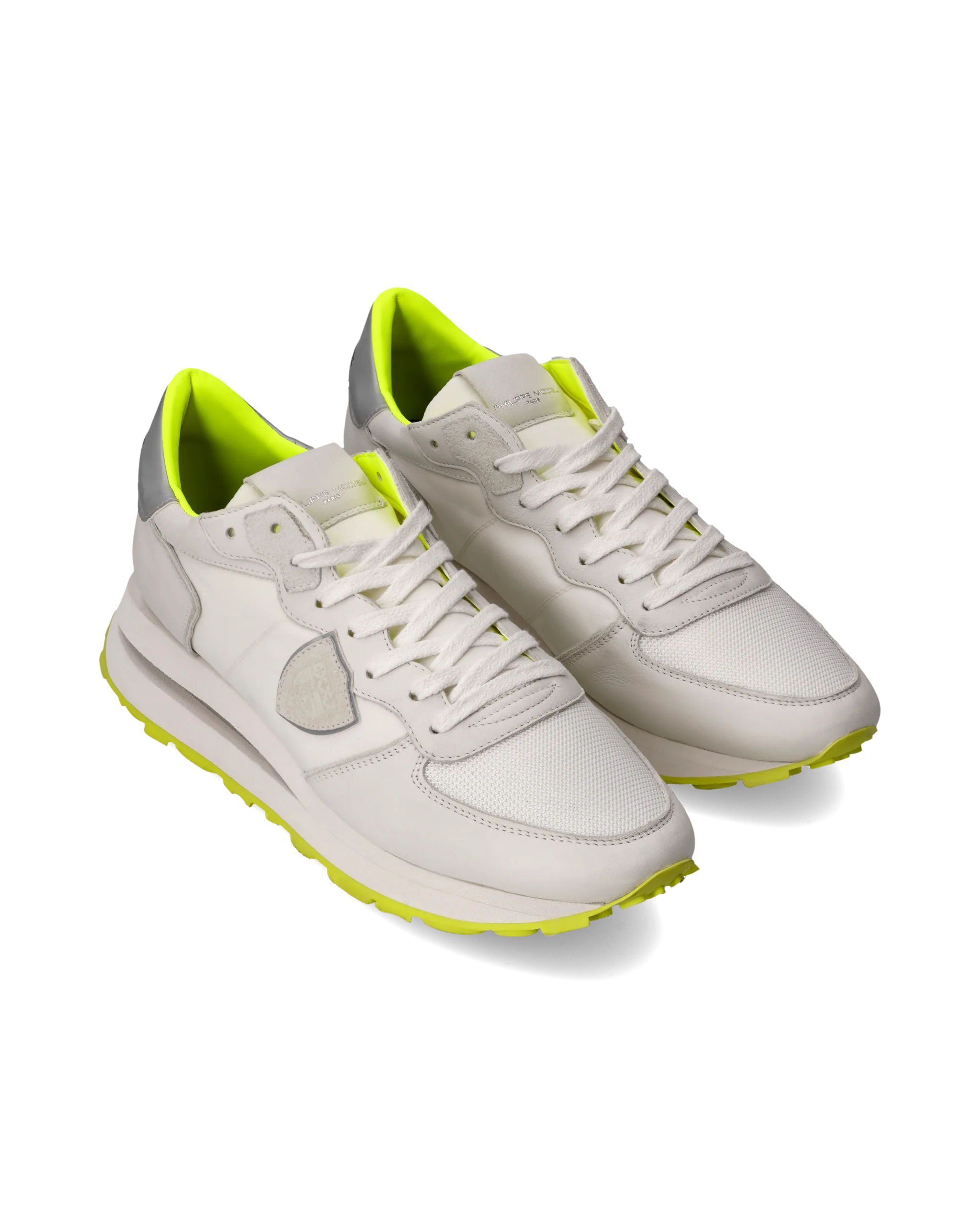 Sneakers Tropez Haute Running Men, White Yellow - Image 2