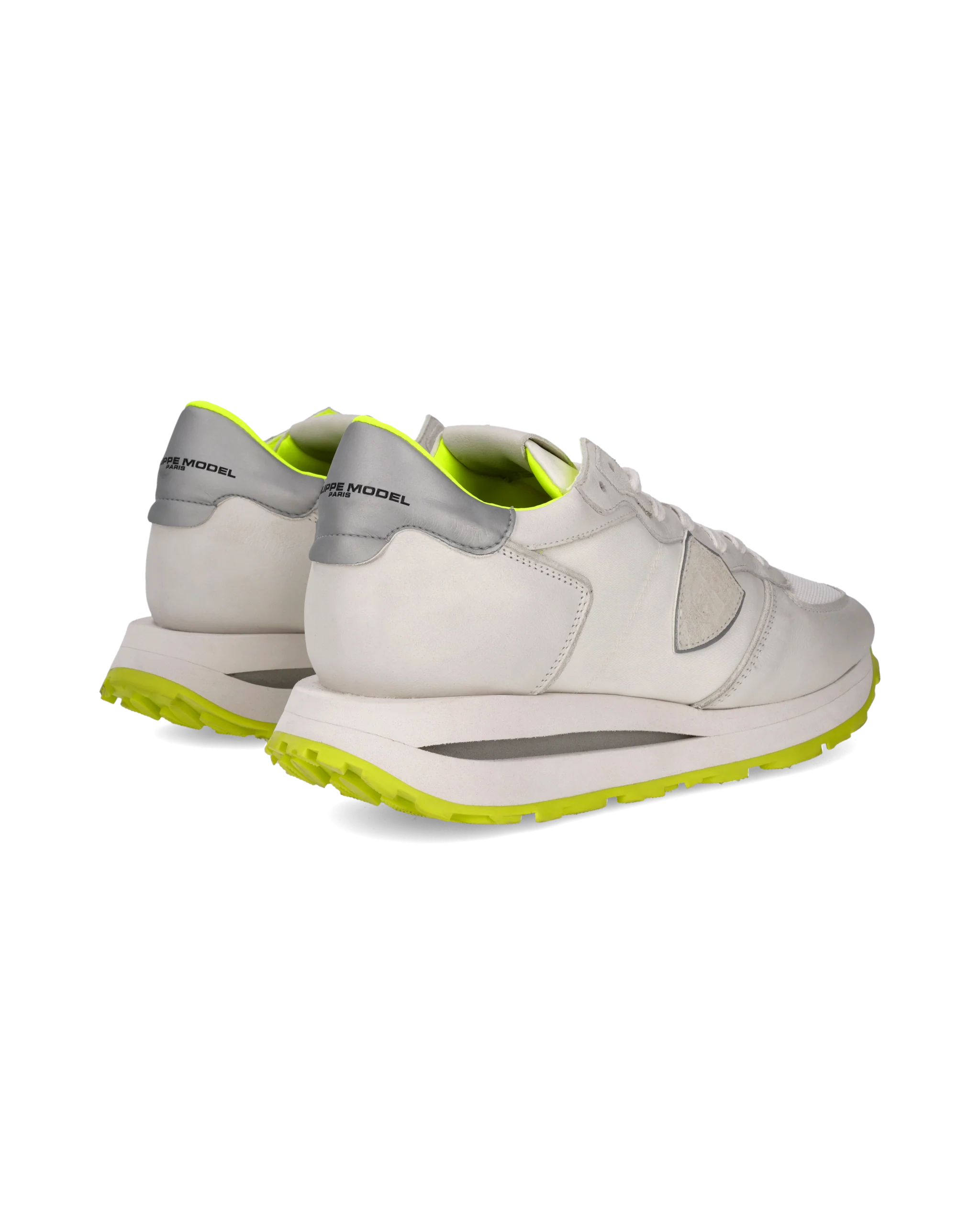 Sneakers Tropez Haute Running Men, White Yellow - Image 3