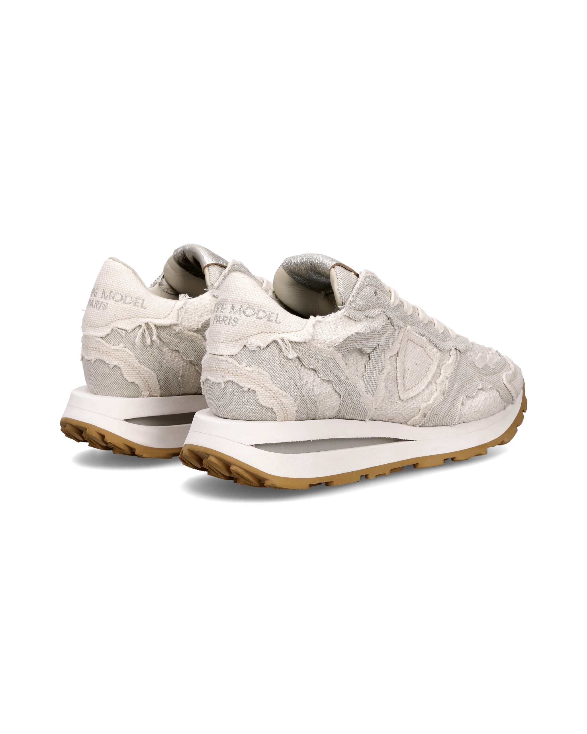 Sneakers Tropez Haute Low-Top Running Women, Beige - Image 3