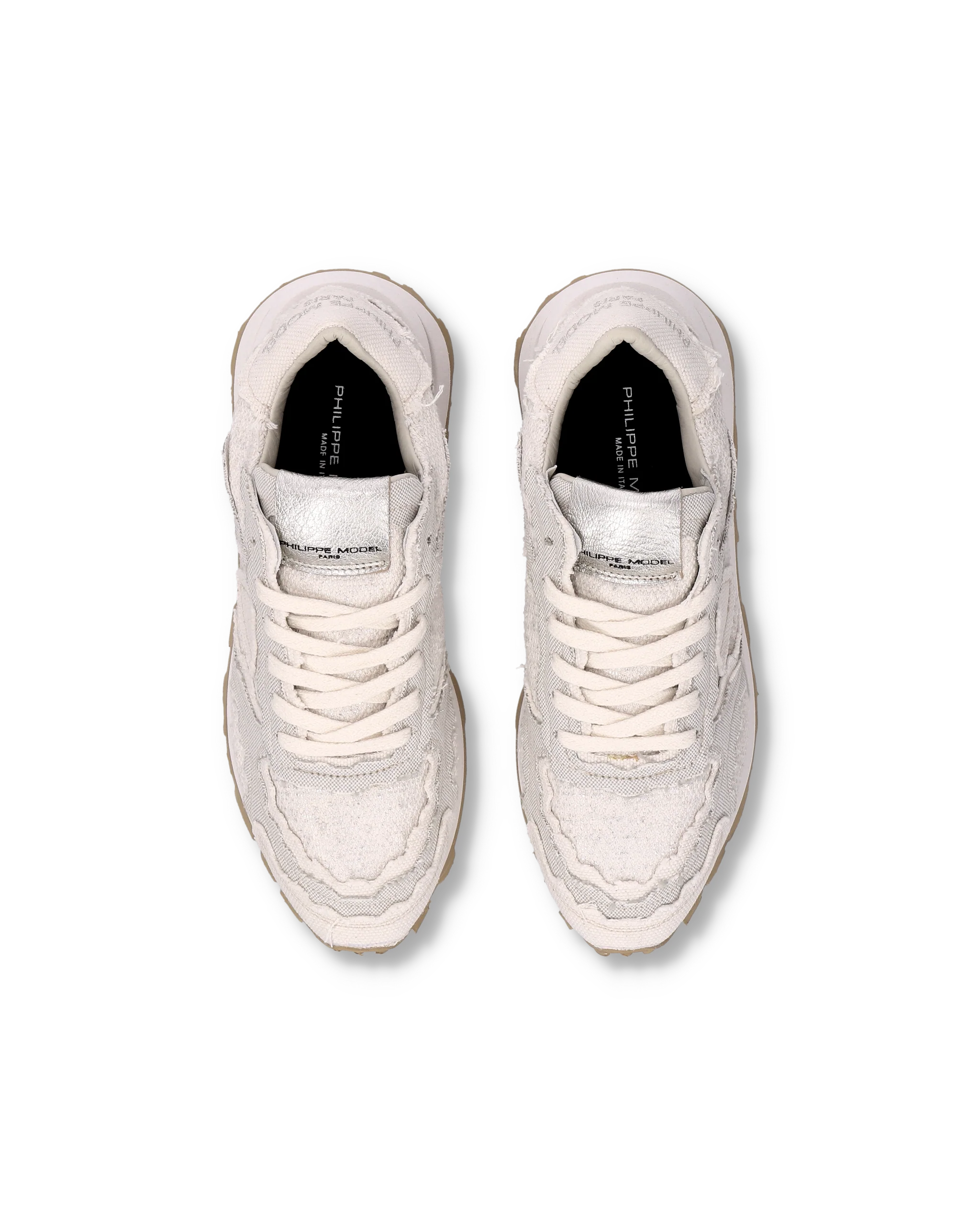 Sneakers Tropez Haute Low-Top Running Women, Beige - Image 4