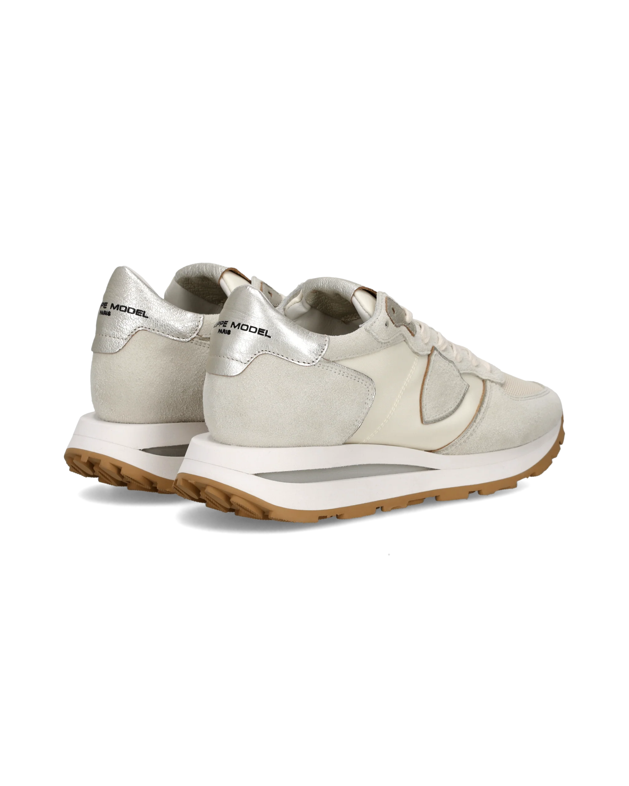 Sneakers Tropez Haute Women with metallic details, Butter - Image 3