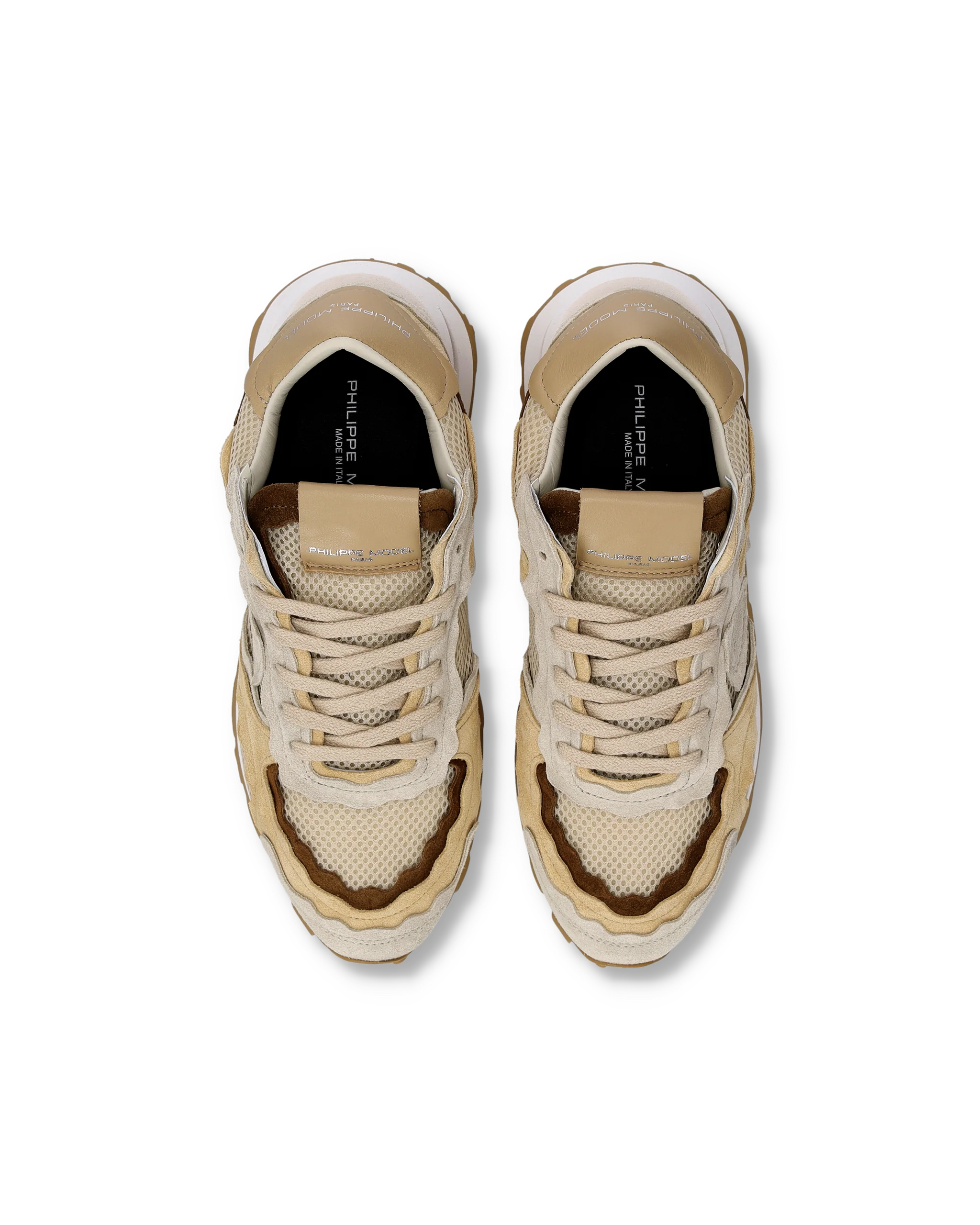 Sneakers Tropez Haute Running Women, Sand Beige - Image 4