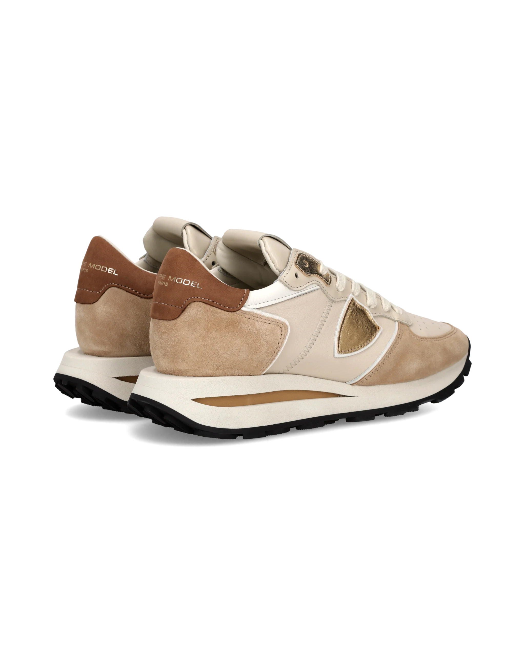 Sneakers Tropez Haute Women, Beige Sand Brown - Image 3