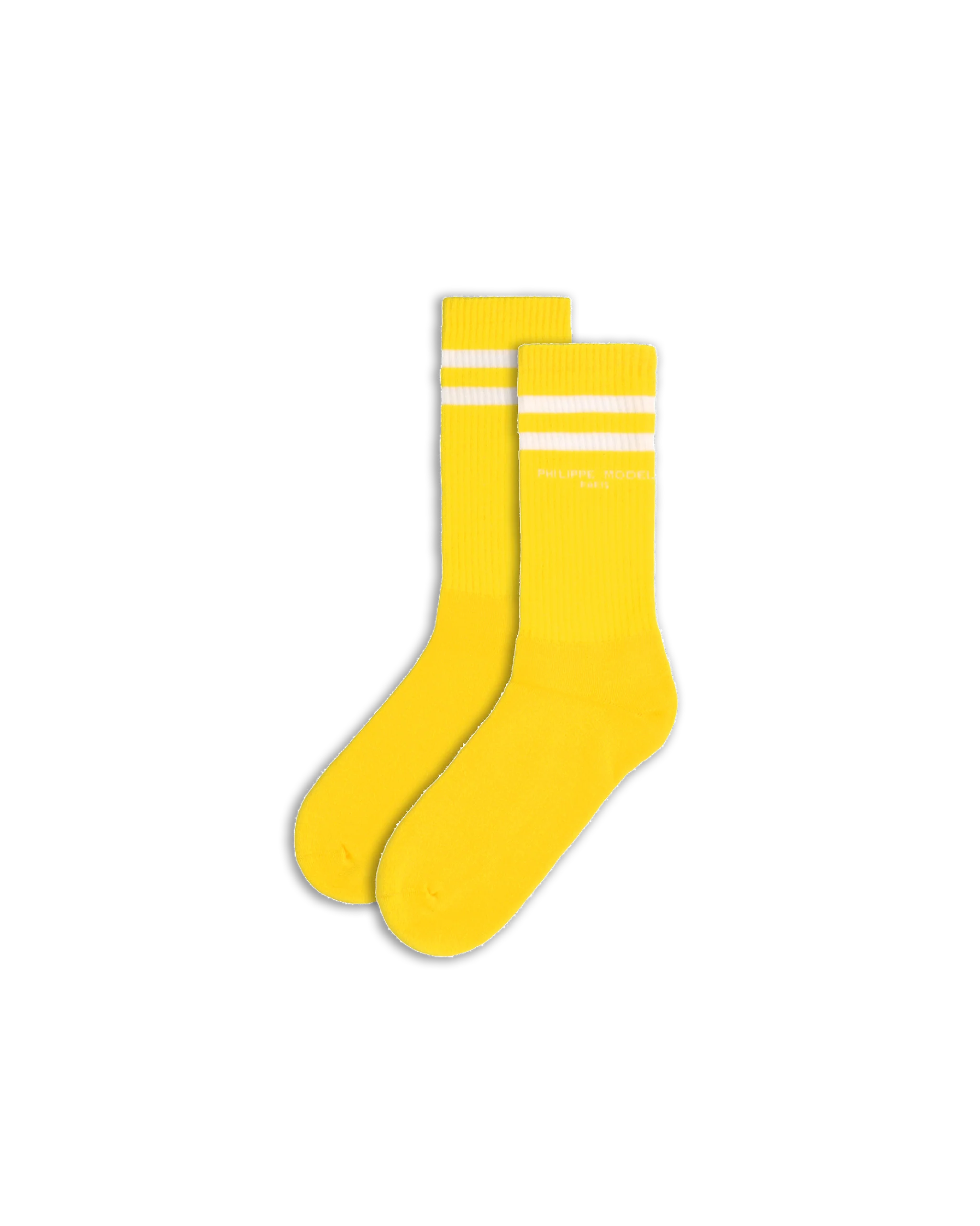 Socks in Cotton, Yellow White